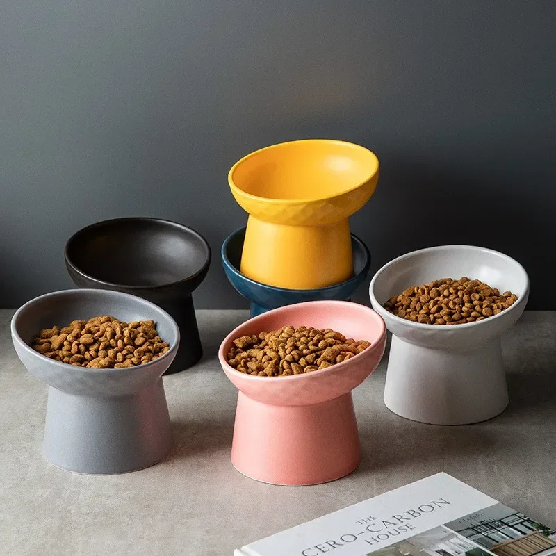 Fashion Candy Color Ceramic Pet Bowl Oblique Mouth High Bowl for Dogs Cats Spine Protection Flat Face Design Dog Accessories
Fashion Candy Color Ceramic Pet Bowl Oblique Mouth High Bowl for Dogs Cats Spine Protection Flat Face Design Dog Accessories