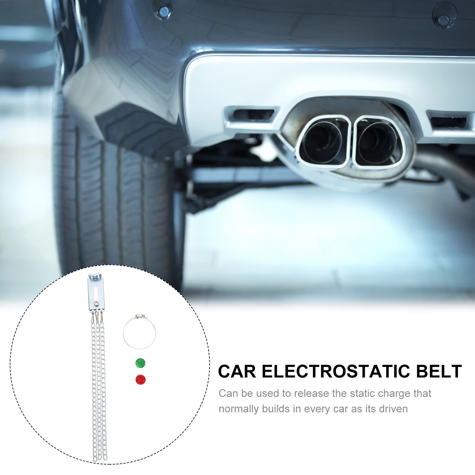 2pcs Car Anti-Static Strip Galvanized Iron Electrostatic Belt Strong Conductivity Release Static Charge Prevent for Vehicle
2pcs Car Anti-Static Strip Galvanized Iron Electrostatic Belt Strong Conductivity Release Static Charge Prevent for Vehicle