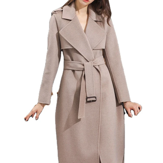 High Quality Classic Women Overcoat Wool Full Length Trench Cashmere Coat with Belt Ladies Wool Jacket Women
High Quality Classic Women Overcoat Wool Full Length Trench Cashmere Coat with Belt Ladies Wool Jacket Women