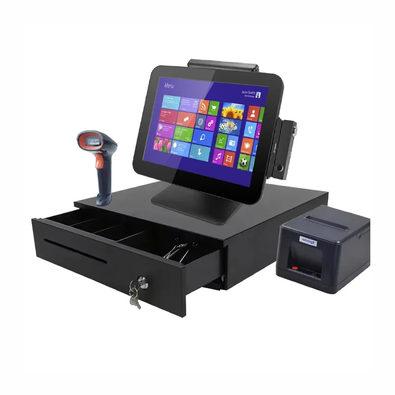 Touch Screen POS Win 10 POS Terminal Hardware Desktop POS Computer 15 inch
Touch Screen POS Win 10 POS Terminal Hardware Desktop POS Computer 15 inch