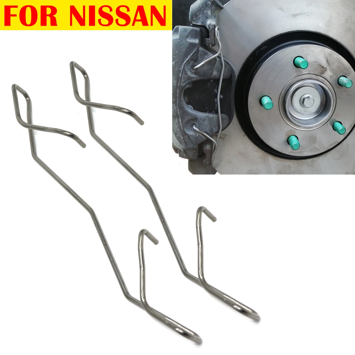 Brake Pad Fittings Caliper Spring Retainer Anti-Rattle Clip FOR NISSAN PRIMERA MAZDA 3 5 MG ZT-T HONDA ACCORD MINI R50 R53 R52
Brake Pad Fittings Caliper Spring Retainer Anti-Rattle Clip FOR NISSAN PRIMERA MAZDA 3 5 MG ZT-T HONDA ACCORD MINI R50 R53 R52