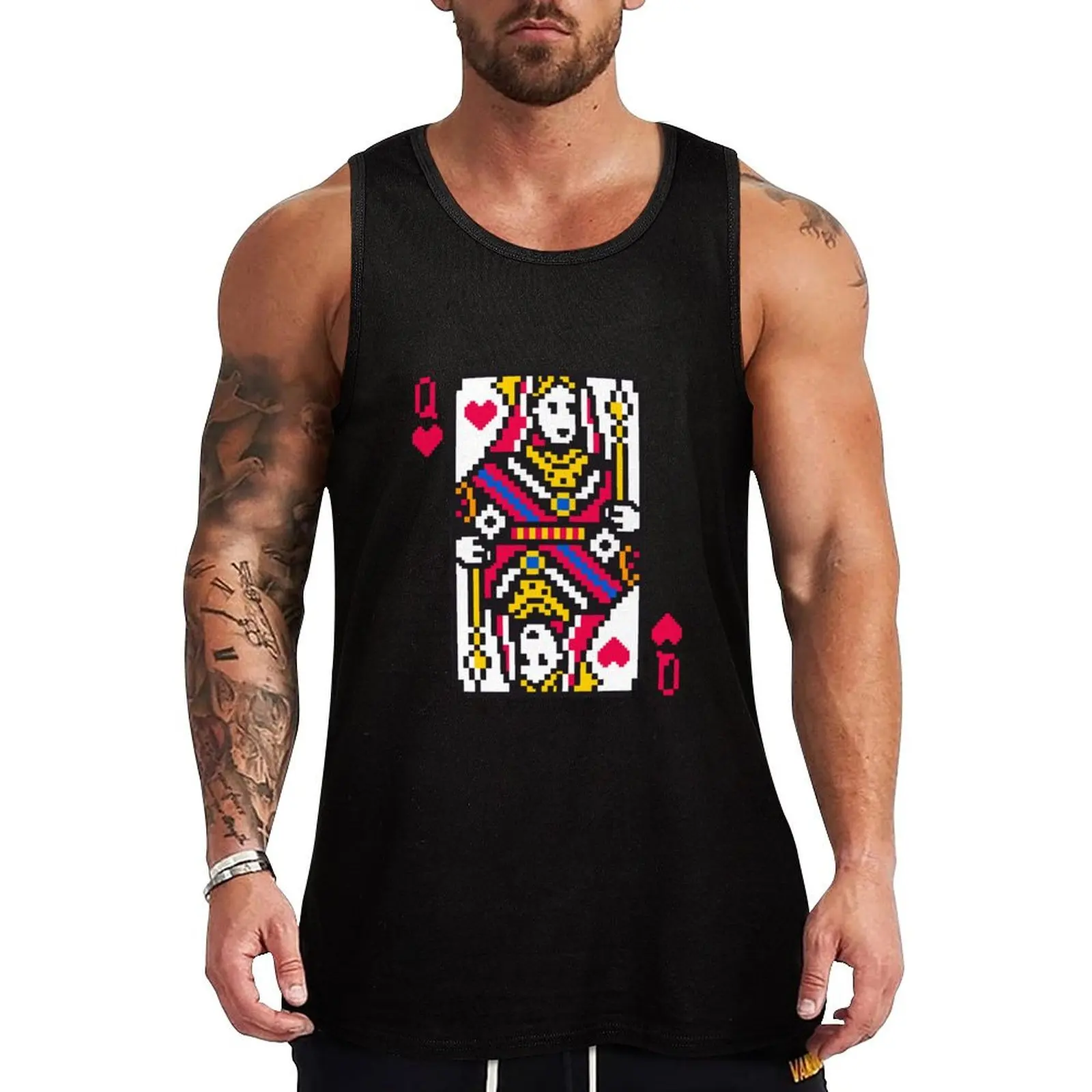 Queen of Hearts Tank Top Solid Color Basic Tank Top Regular Fit Casual Wear
Queen of Hearts Tank Top Solid Color Basic Tank Top Regular Fit Casual Wear