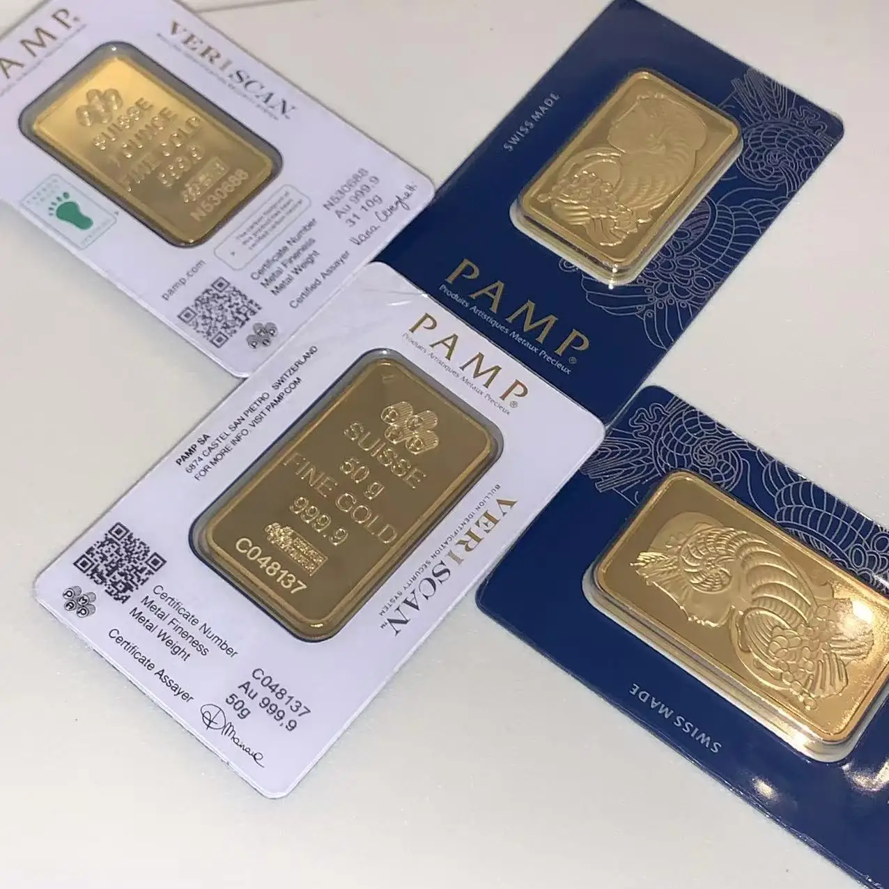 1OZ PAMP Suisse Gold - Highest Quality Non-Magnetic Different Serial Number 1:1 Artwork Collection Gift Display Itemassayer’s se
1OZ PAMP Suisse Gold - Highest Quality Non-Magnetic Different Serial Number 1:1 Artwork Collection Gift Display Itemassayer’s se