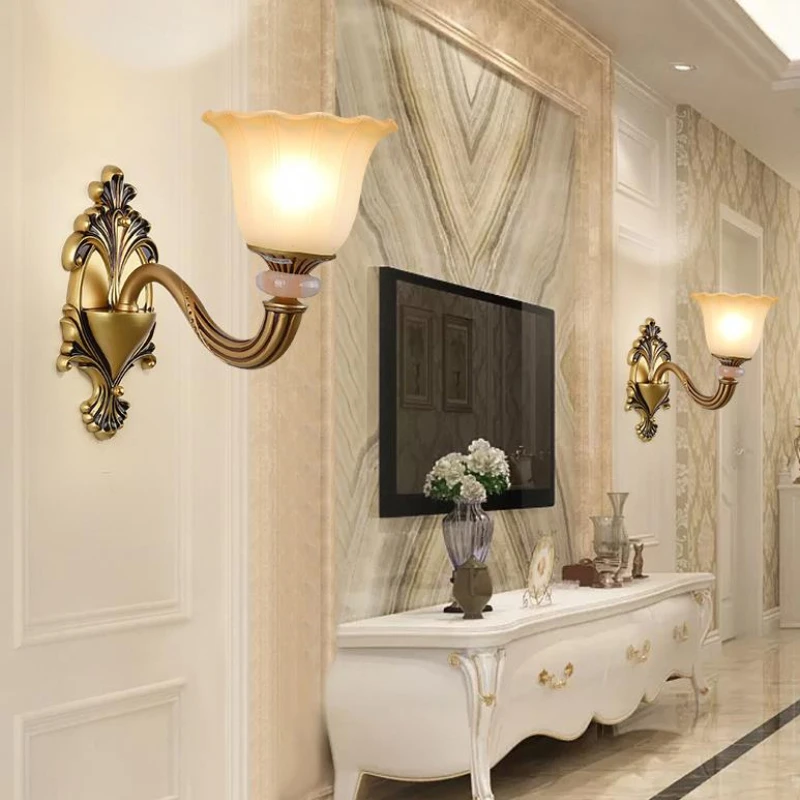 European Style Wall Lamp Bedside Lamp Bedroom Simple Living Room Background Wall Hanging Lamp Aisle Staircase Corridor Wall Lamp
European Style Wall Lamp Bedside Lamp Bedroom Simple Living Room Background Wall Hanging Lamp Aisle Staircase Corridor Wall Lamp