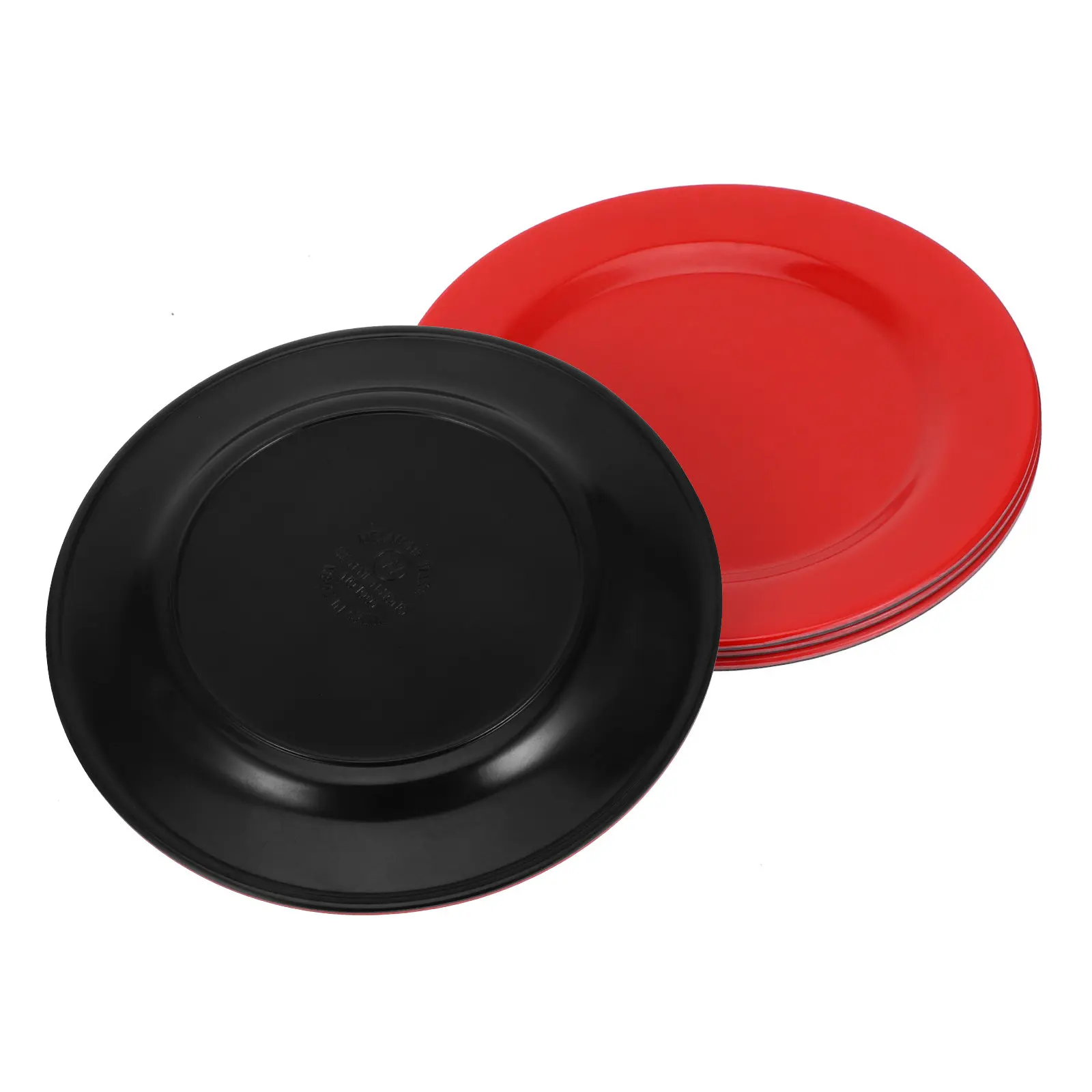 4Pcs Melamine Dinnerware Set Red Black Stylish Porcelain Style Lightweight Easy Clean Unbreakable Plates Bowls for Outdoor
4Pcs Melamine Dinnerware Set Red Black Stylish Porcelain Style Lightweight Easy Clean Unbreakable Plates Bowls for Outdoor