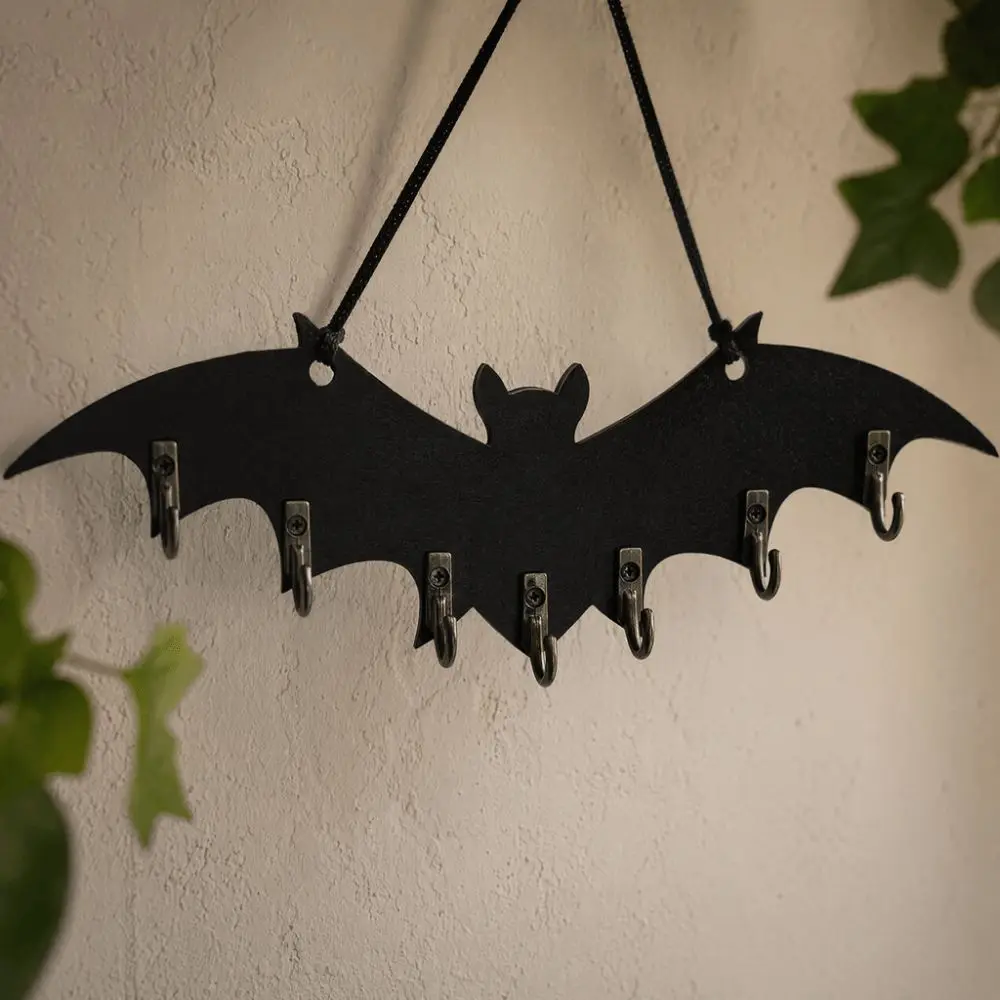 Halloween Wooden Bat Wall Hook Retro Convenient Space-Saving Organizer Hanger Rack Lightweight Creative Gothic Key Rack Entryway
Halloween Wooden Bat Wall Hook Retro Convenient Space-Saving Organizer Hanger Rack Lightweight Creative Gothic Key Rack Entryway