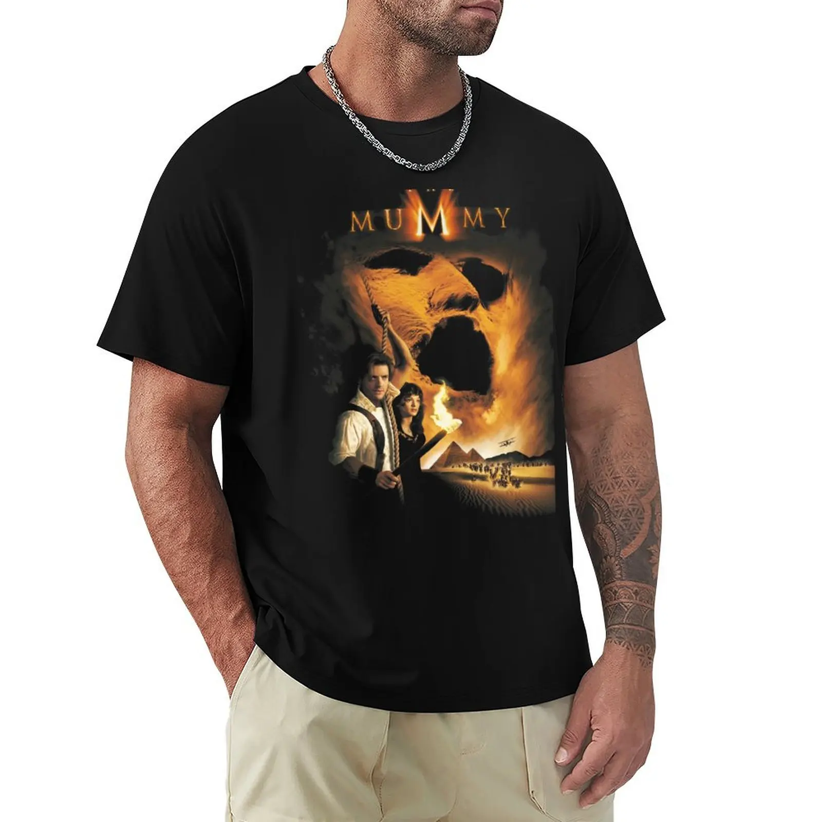 member The Mummy brendan gift art T-Shirt Holiday Casual Short Sleeve Top
member The Mummy brendan gift art T-Shirt Holiday Casual Short Sleeve Top