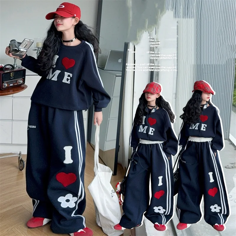 Baby Girl Clothes Set Size 4-14Y Pullover Top+Pants Bottom Clothing Suit Kid Autumn Clothing Sets Toddle Girl Sporty Y2K Fashion
Baby Girl Clothes Set Size 4-14Y Pullover Top+Pants Bottom Clothing Suit Kid Autumn Clothing Sets Toddle Girl Sporty Y2K Fashion