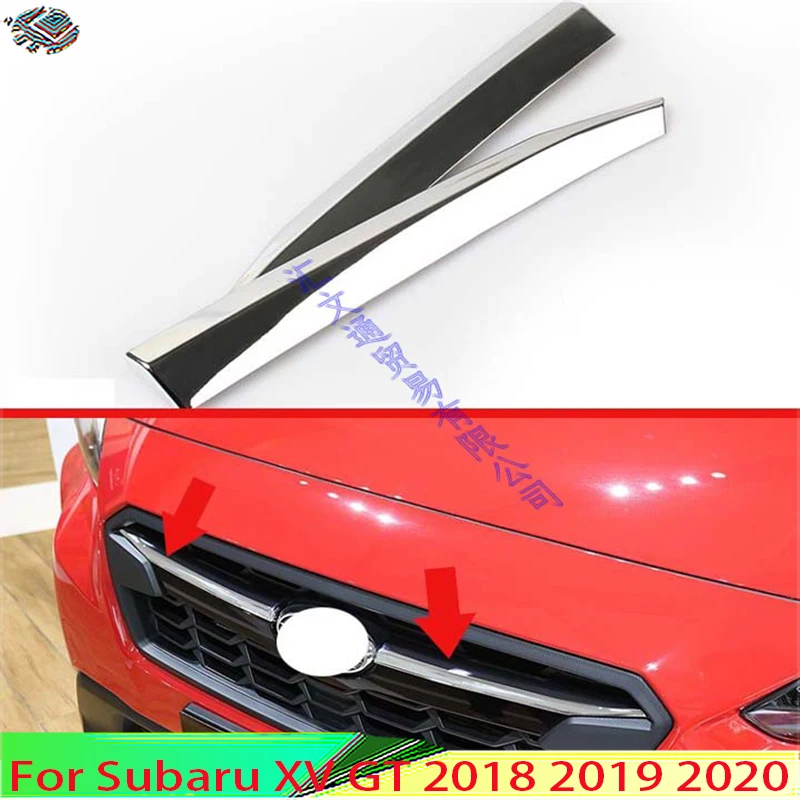 For Subaru XV GT 2018 2019 2020 ABS chrome on the front grille cover center mesh decoration
For Subaru XV GT 2018 2019 2020 ABS chrome on the front grille cover center mesh decoration