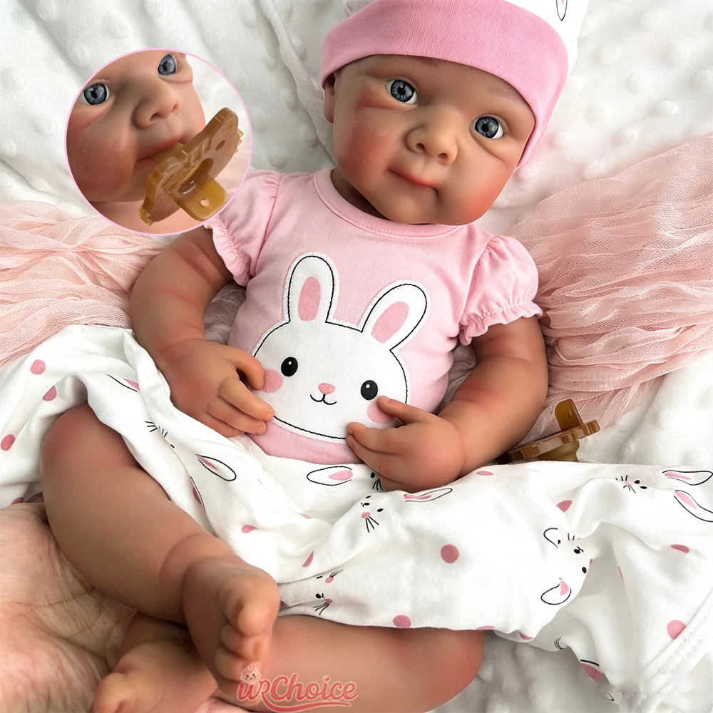 19-дюймовая силиконовая кукла ручной работы Bettie Reborn для маленьких девочек, реалистичные детали, утяжеленная кукла с открытым ртом для коллекционеров-художника
19-дюймовая силиконовая кукла ручной работы Bettie Reborn для маленьких девочек, реалистичные детали, утяжеленная кукла с открытым ртом для коллекционеров-художника