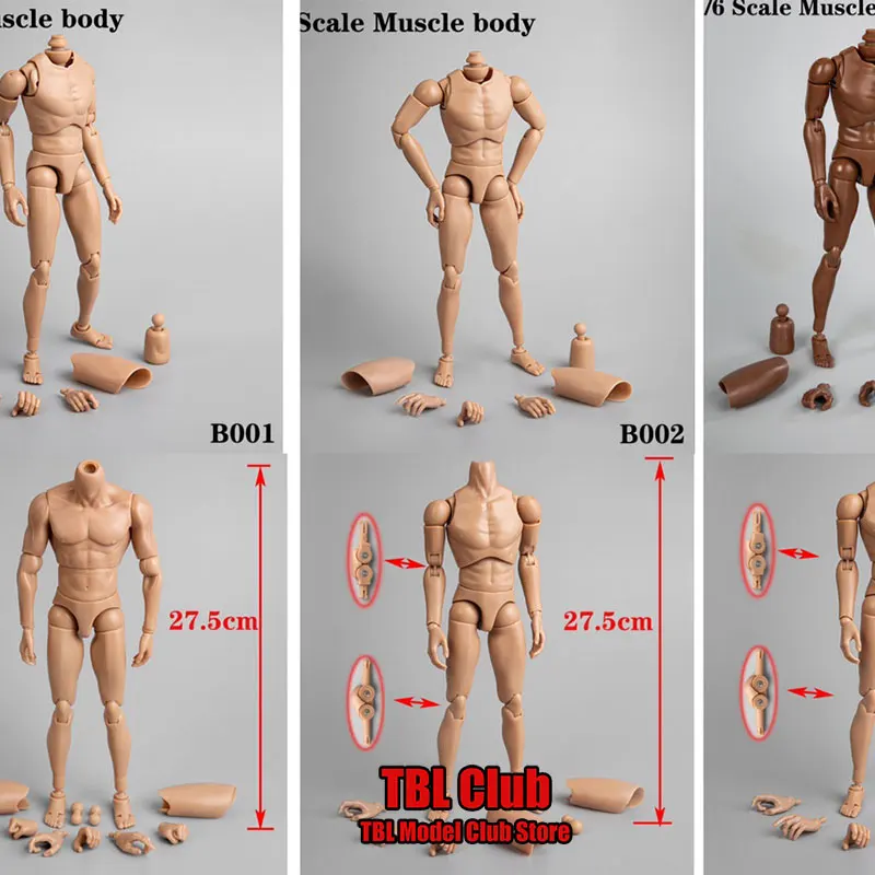 In Stock B001B002 B003 B004 B005 B006 B007 1/6 Scale Male Soldier Super Mobile Joint Body With Extra Hand Type Feet Model
In Stock B001B002 B003 B004 B005 B006 B007 1/6 Scale Male Soldier Super Mobile Joint Body With Extra Hand Type Feet Model