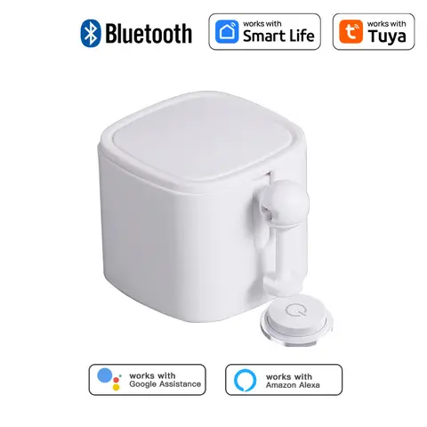Tuya – Robot intelligent Bluetooth, bouton de commutation, bouton poussoir Bot, télécommande, contrôle par application, appareil ménager, Google Home, Assistant vocal Alexa