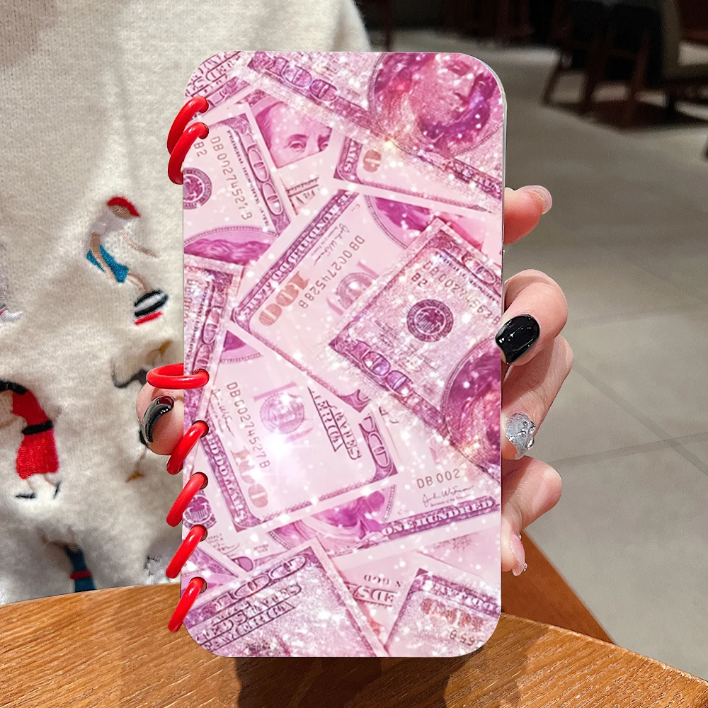 Pink Dollar Banknote Design Silicone Phone Case For iPhone 16 15 14 13 12 11 Pro Max 16 Plus Flip Notebook Shockproof Cover
Pink Dollar Banknote Design Silicone Phone Case For iPhone 16 15 14 13 12 11 Pro Max 16 Plus Flip Notebook Shockproof Cover