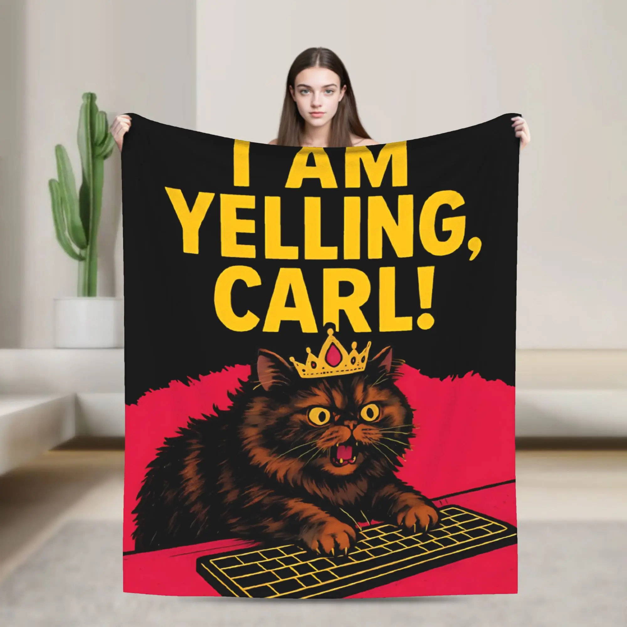Dungeon Crawler Carl Plush Blanket I Am Yelling Carl! Awesome Throw Blanket for Home 200x150cm Rug Piece,
Dungeon Crawler Carl Plush Blanket I Am Yelling Carl! Awesome Throw Blanket for Home 200x150cm Rug Piece,