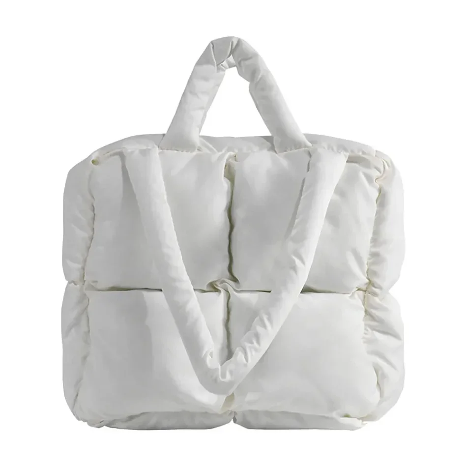 Women Retro Checkered Quilted Shoulder Bag Solid Color Winter Soft Handbags Soft Tote Handbags
Women Retro Checkered Quilted Shoulder Bag Solid Color Winter Soft Handbags Soft Tote Handbags