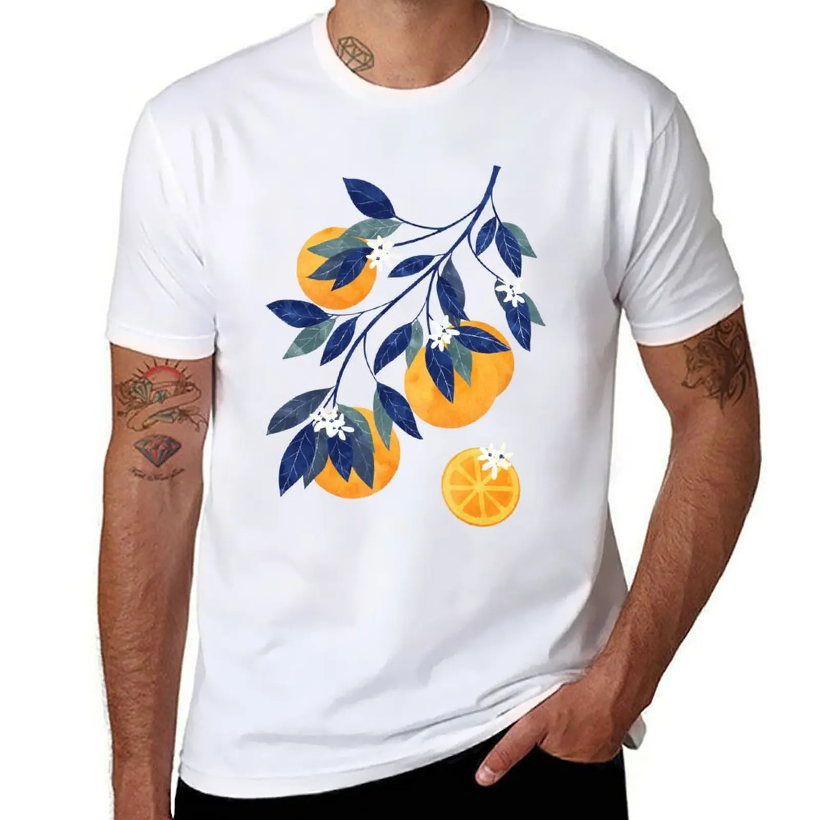 Mediterranean orange branch T-Shirt cotton t shirt pack man t shirt cotton man t shirts high quality luxury brand T-shirt
Mediterranean orange branch T-Shirt cotton t shirt pack man t shirt cotton man t shirts high quality luxury brand T-shirt