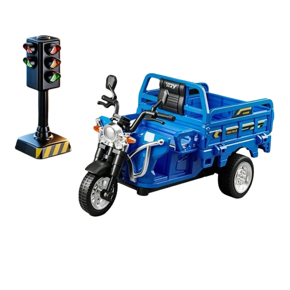 Plastic Simulation Tricycle Openable Seat Inertia Driving Inertia Tricycle Model Steerable Front Diecast Courier Truck
Plastic Simulation Tricycle Openable Seat Inertia Driving Inertia Tricycle Model Steerable Front Diecast Courier Truck