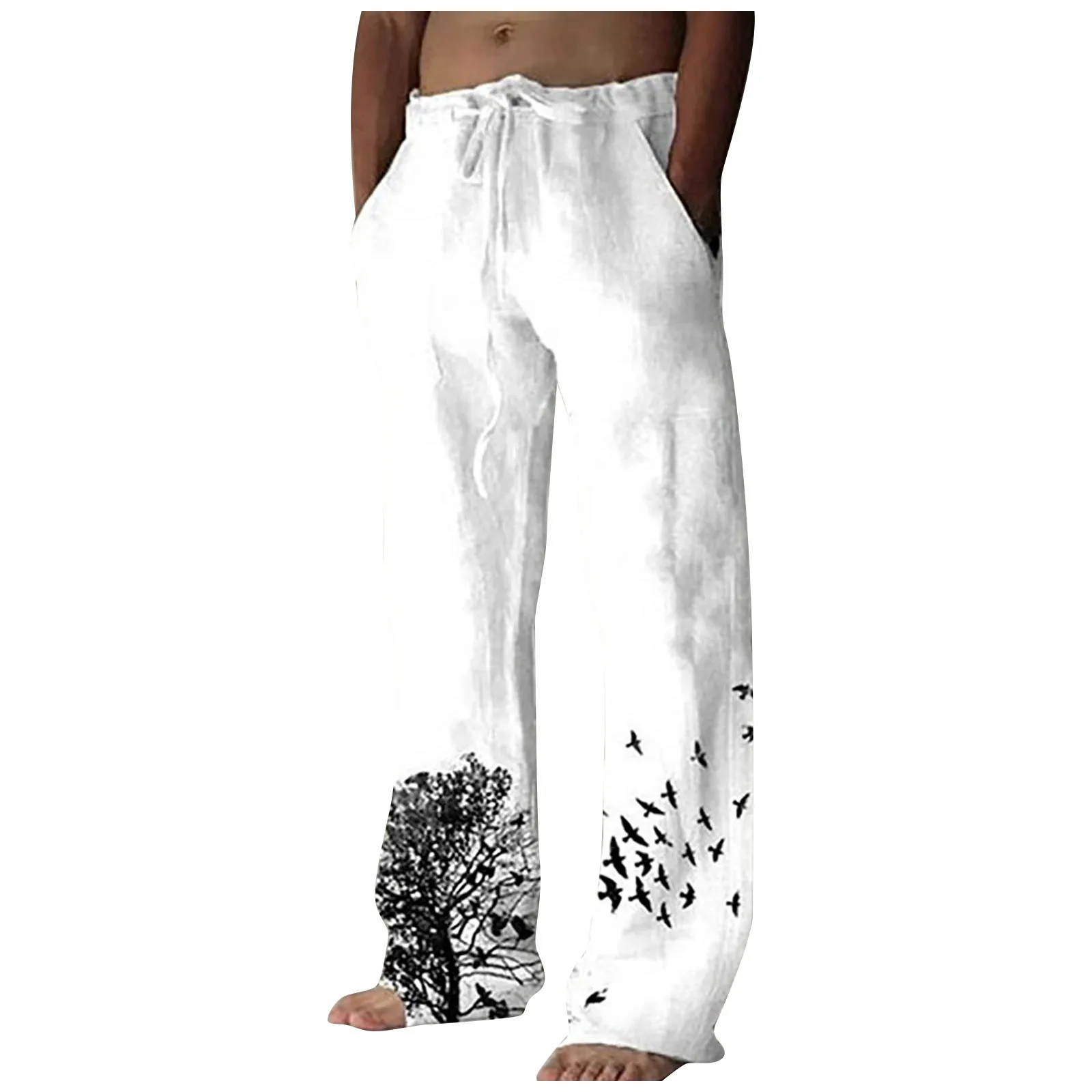 Men'S Cotton Linen Pants Large Size Trousers Summer Multi-Pocket Wide Lightweight Streetwear Solid Color Loose Casual Sweatpants
Men'S Cotton Linen Pants Large Size Trousers Summer Multi-Pocket Wide Lightweight Streetwear Solid Color Loose Casual Sweatpants