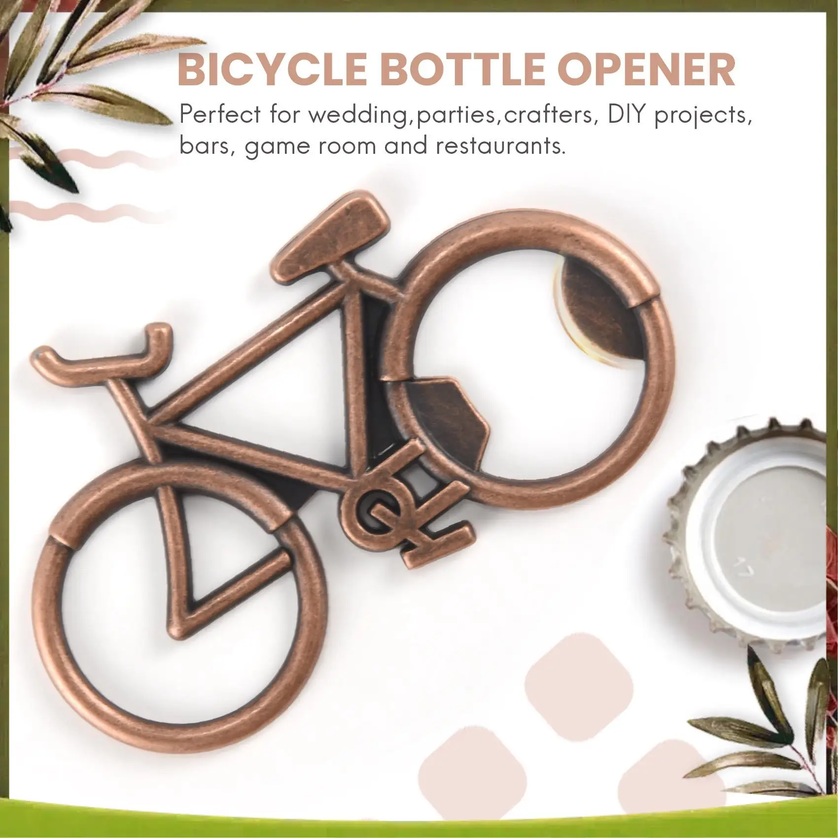 New-12 Pcs Bicycle Bottle Opener For Wedding Party Souvenir Gift,Metal Beer Bottle Opener Party Favors Gifts(Antique Bronze)
New-12 Pcs Bicycle Bottle Opener For Wedding Party Souvenir Gift,Metal Beer Bottle Opener Party Favors Gifts(Antique Bronze)