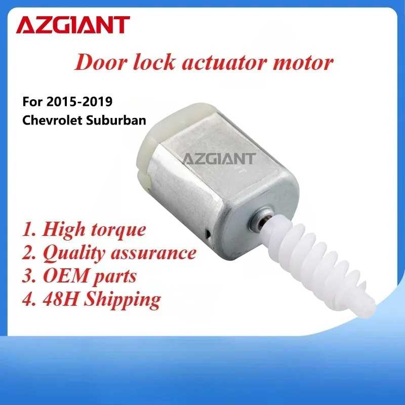AZGIANT Car door lock motor for 2015-2019 Chevrolet Suburban Plastic worm micro carbon brush motor New parts OEM FC-280SC-22125
AZGIANT Car door lock motor for 2015-2019 Chevrolet Suburban Plastic worm micro carbon brush motor New parts OEM FC-280SC-22125