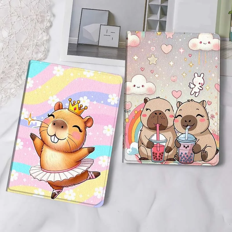 Cartoon Rainbow Capibala Gift For iPad Pro Air Mini 2 3 4 5 6 7 6th 7th 10th 11th 10.2 9.7 10.5 11 Foldable Tablet Case
Cartoon Rainbow Capibala Gift For iPad Pro Air Mini 2 3 4 5 6 7 6th 7th 10th 11th 10.2 9.7 10.5 11 Foldable Tablet Case