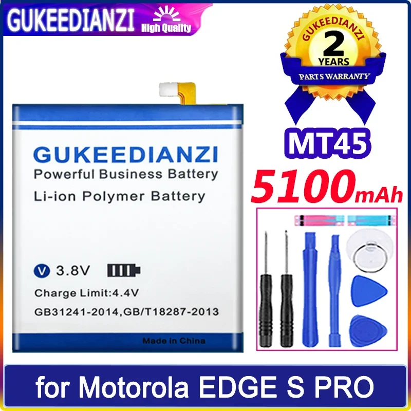 Аккумулятор GUKEEDIANZI MT45 5100 мАч для Motorola Moto EDGE S Pro SPro XT2153-1 Batteria
Аккумулятор GUKEEDIANZI MT45 5100 мАч для Motorola Moto EDGE S Pro SPro XT2153-1 Batteria