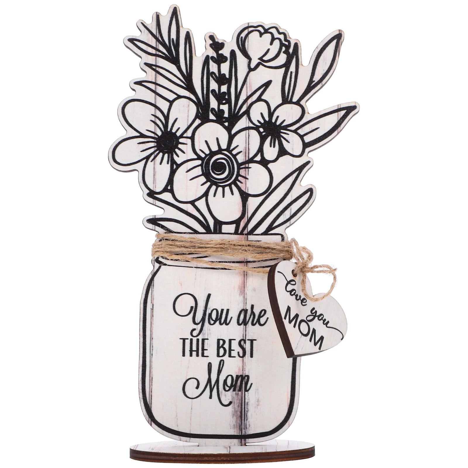Wooden Ornaments Table Mother'S Day Tabletop Sign Desktop Sign Mother's Day Party Decorations Tabletop Gifts for Mom
Wooden Ornaments Table Mother'S Day Tabletop Sign Desktop Sign Mother's Day Party Decorations Tabletop Gifts for Mom