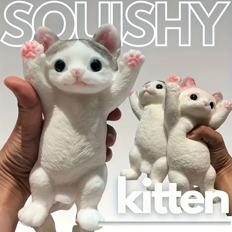 1Pcs Squishy Cute Cats Animal Squeeze Kids Soft Pinch Pop Fretting Desktop Office Decor Entertainment Games Holiday Gifts
1Pcs Squishy Cute Cats Animal Squeeze Kids Soft Pinch Pop Fretting Desktop Office Decor Entertainment Games Holiday Gifts