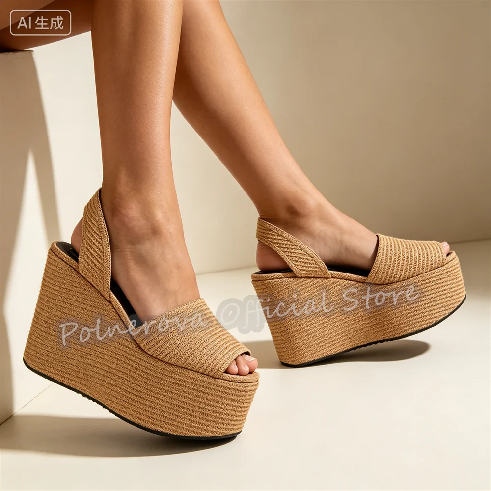 Bohemian Style Chunky Bottom Heigh Increasing Women Sandals Summer Outside Holidy Slippers Lady Peep Toe High Heel Pumps
Bohemian Style Chunky Bottom Heigh Increasing Women Sandals Summer Outside Holidy Slippers Lady Peep Toe High Heel Pumps