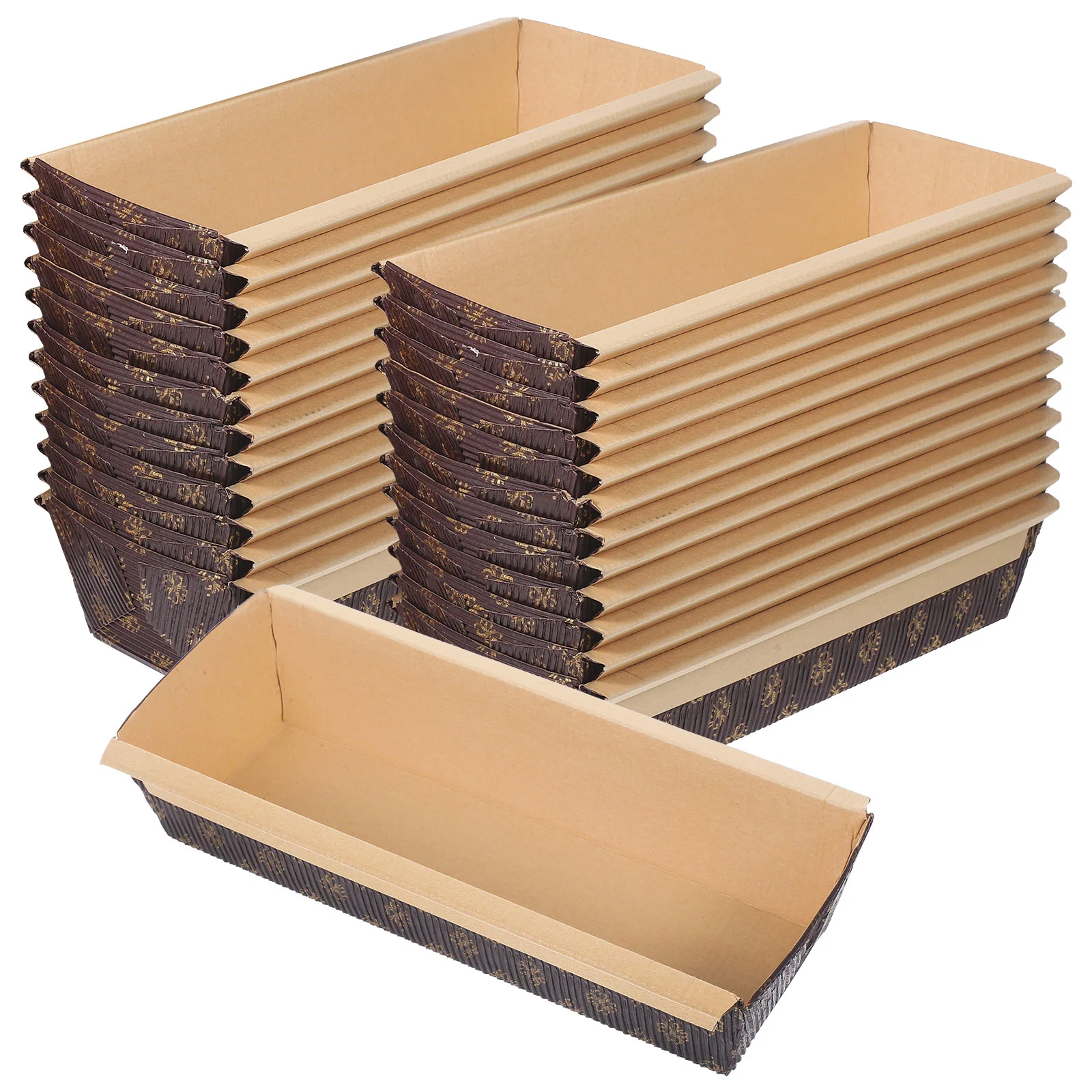 25 Pcs Bread Tray Paper Loaf Pans for Baking Disposable Nonstick Toast Mold Corrugated
25 Pcs Bread Tray Paper Loaf Pans for Baking Disposable Nonstick Toast Mold Corrugated