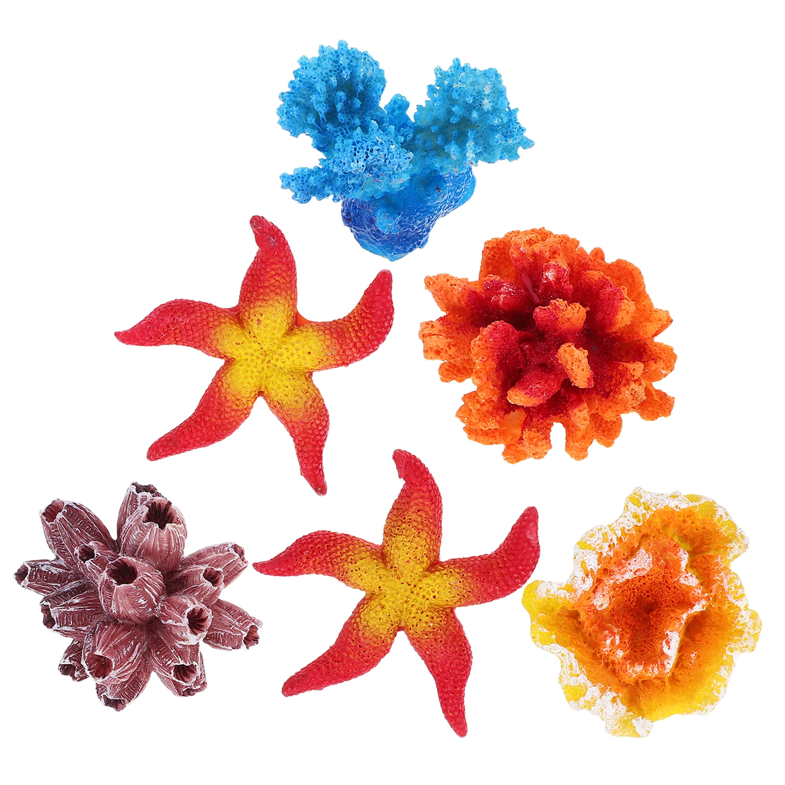 6 pcs Coral Fish Tank Decorations Aquarium Ornament Bright Colors Vivid Design Easy Clean Colorfast Safe Aquatic Fish
6 pcs Coral Fish Tank Decorations Aquarium Ornament Bright Colors Vivid Design Easy Clean Colorfast Safe Aquatic Fish