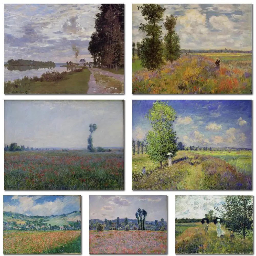 Claude Monet Seascape Poppy Field Summertime Handmade Painting in Oils on Canvas Masterpiece for Dining Room Display
Claude Monet Seascape Poppy Field Summertime Handmade Painting in Oils on Canvas Masterpiece for Dining Room Display