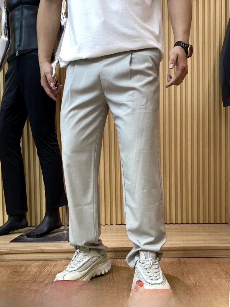 Cool Feeling Linen Blend Lightweight Breathable Men's Comfortable Straight Leg Casual Pants Spring Summer Fashion Versatile
Cool Feeling Linen Blend Lightweight Breathable Men's Comfortable Straight Leg Casual Pants Spring Summer Fashion Versatile