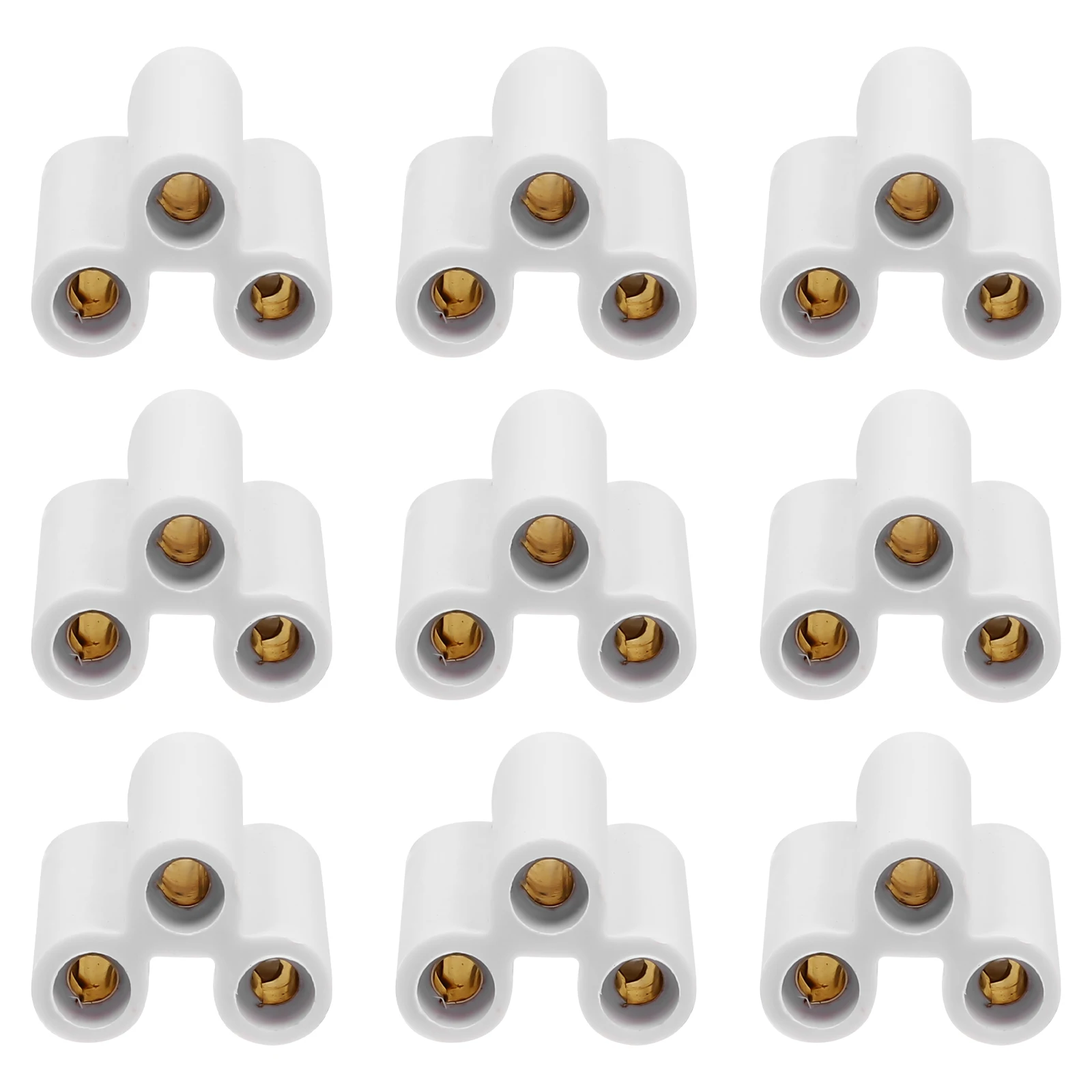20pcs LED Lamp Connector 21mm Double End 3 Pin Adapter for Tube Light Home Office Industry Pure Copper Easy Install
20pcs LED Lamp Connector 21mm Double End 3 Pin Adapter for Tube Light Home Office Industry Pure Copper Easy Install