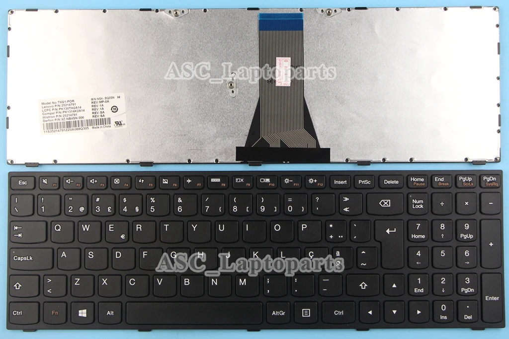 Новая португальская Клавиатура Teclado Для Lenovo Ideapad 300-15ibr 300-15isk 300-17ISK черная рамка
Новая португальская Клавиатура Teclado Для Lenovo Ideapad 300-15ibr 300-15isk 300-17ISK черная рамка