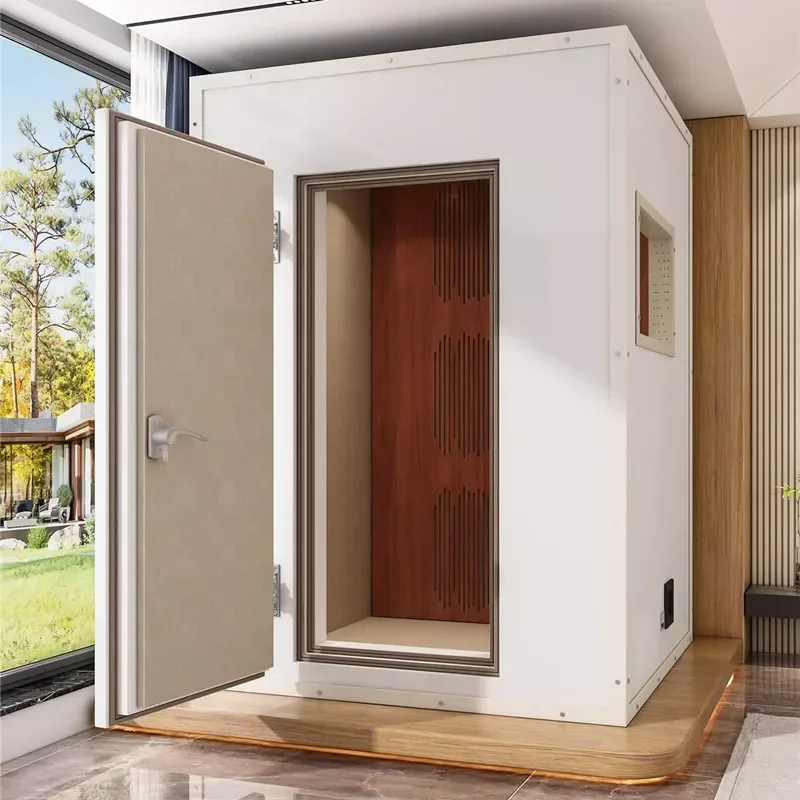 Wooden Soundproof Studio Vocal Booth, Proffessional Upgrade Acoustic Room, 7 Layers Panels, 10cm Thickness Partition, 4ftx4ft
Wooden Soundproof Studio Vocal Booth, Proffessional Upgrade Acoustic Room, 7 Layers Panels, 10cm Thickness Partition, 4ftx4ft