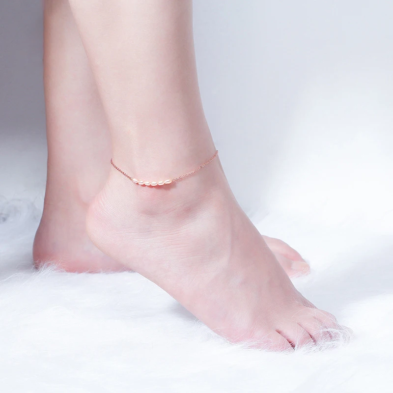 MIQIAO Pearl Barefoot Sports Anklet 925 Sterling Silver Anklets Women's Accessories Bracelet On The Leg Foot Chain 925 Sample
MIQIAO Pearl Barefoot Sports Anklet 925 Sterling Silver Anklets Women's Accessories Bracelet On The Leg Foot Chain 925 Sample
