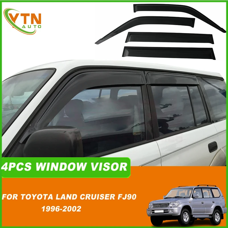 For Toyota Land Cruiser Prado 90 Fj90 LC90 LC95 1996 1997 1998 1999 2000 2001 2002 Wind Deflector Sun Rain Guard Weather Shield
For Toyota Land Cruiser Prado 90 Fj90 LC90 LC95 1996 1997 1998 1999 2000 2001 2002 Wind Deflector Sun Rain Guard Weather Shield