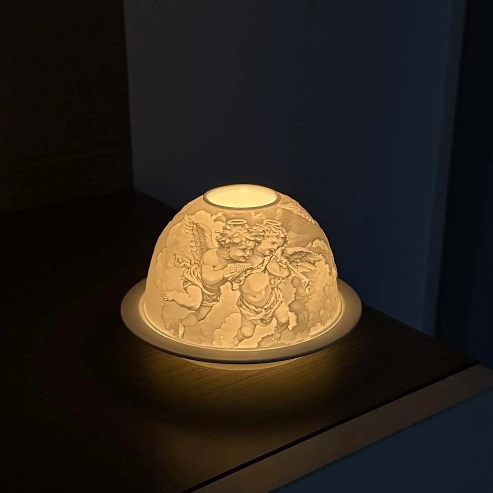 Pray Angel Vintage Porcelain Candle Dome Holder Modern Home Decoration Bedroom Candlestick Table top item Christmas Wedding Gift
Pray Angel Vintage Porcelain Candle Dome Holder Modern Home Decoration Bedroom Candlestick Table top item Christmas Wedding Gift