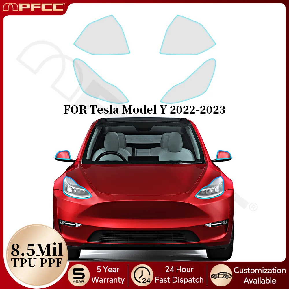Pre-cut PPF Headlight Rearview B Pillars Door Handle TPU Protection Film For Tesla Model Y 2020-2024 Anti-Scratch Invisible Bra
Pre-cut PPF Headlight Rearview B Pillars Door Handle TPU Protection Film For Tesla Model Y 2020-2024 Anti-Scratch Invisible Bra