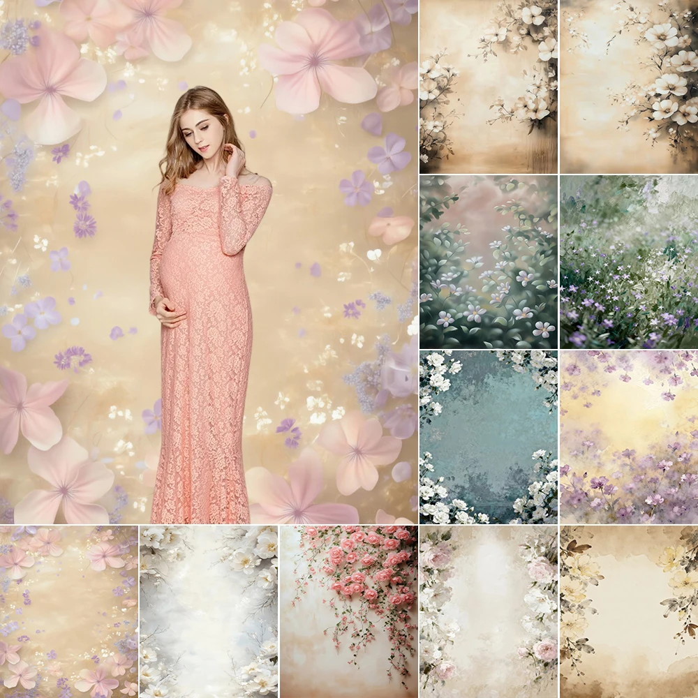 Oil Painting Flower Abstract Portrait Photography Backdrop Flower Maternity Newborn Bridal Portrait Background Photo Studio Prop
Oil Painting Flower Abstract Portrait Photography Backdrop Flower Maternity Newborn Bridal Portrait Background Photo Studio Prop