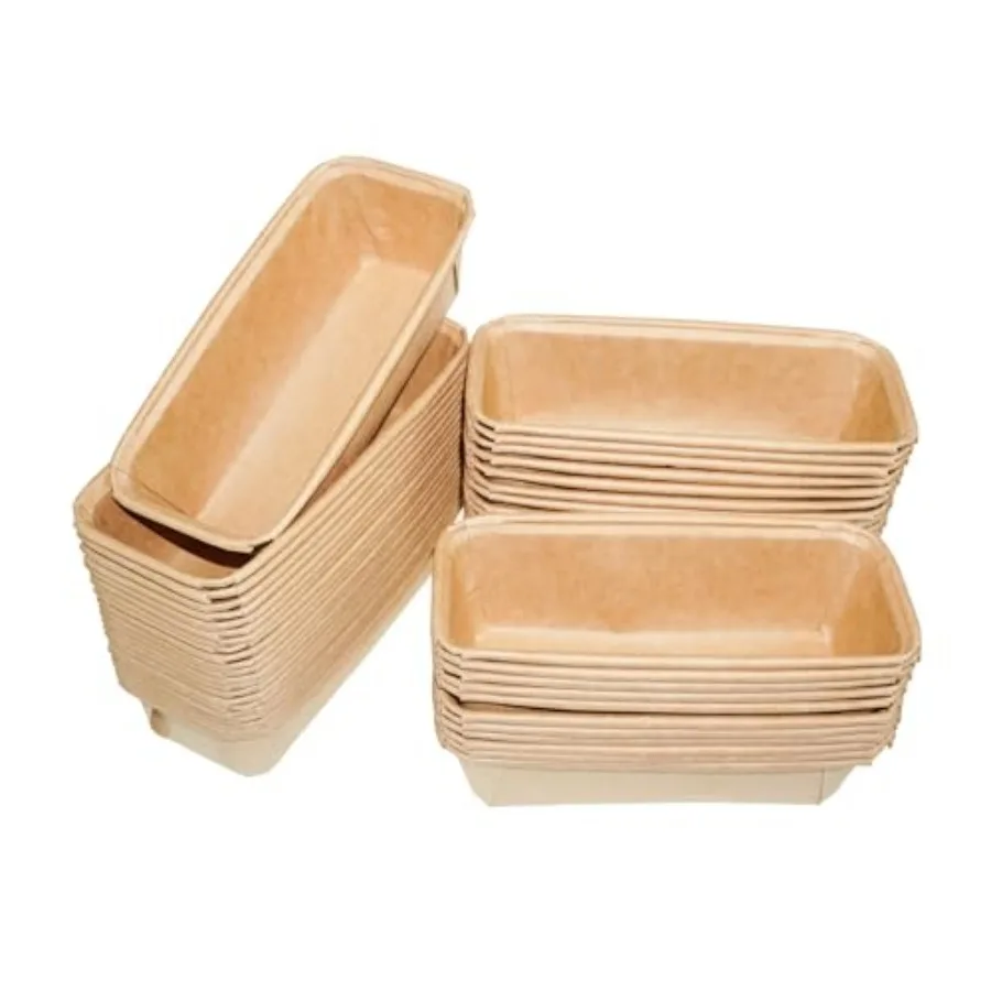 50PCS Paper Loaf Pan, Rectangle Loaf Pans, Disposable Baking Loft Mold, Kraft Bread Loaf Pan, Disposable Paper Baking Loft Pans
50PCS Paper Loaf Pan, Rectangle Loaf Pans, Disposable Baking Loft Mold, Kraft Bread Loaf Pan, Disposable Paper Baking Loft Pans
