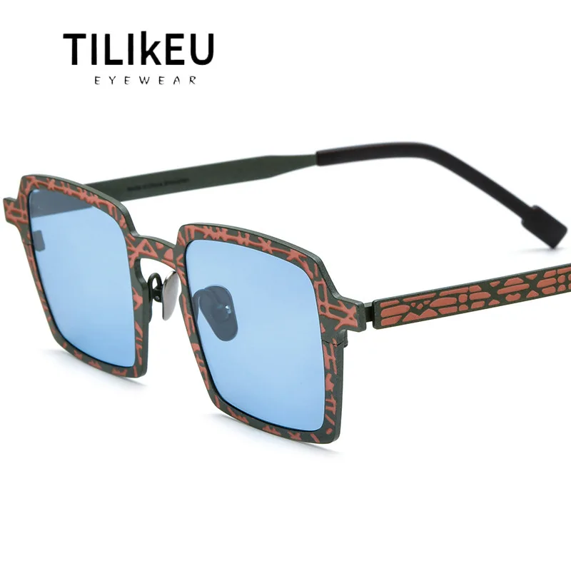 Fashion Ultra-light Pure Titanium Polarized Sunglasses Men Retro Square Green Shades Glasses UV400 Women Travel Sunglasses 2025
Fashion Ultra-light Pure Titanium Polarized Sunglasses Men Retro Square Green Shades Glasses UV400 Women Travel Sunglasses 2025