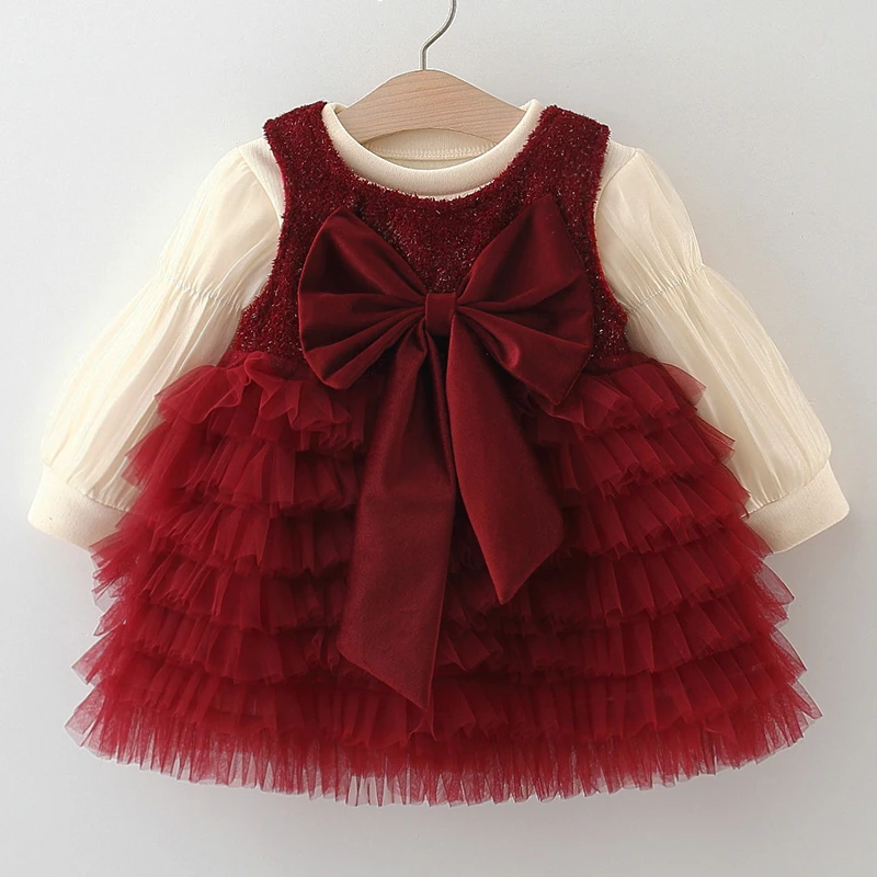 2Piece Autumn Winter Kids Girls Clothes Korean Cute Bow Mesh Princess Dress+Tops Baby Boutique Clothing Children's Sets BC1808
2Piece Autumn Winter Kids Girls Clothes Korean Cute Bow Mesh Princess Dress+Tops Baby Boutique Clothing Children's Sets BC1808