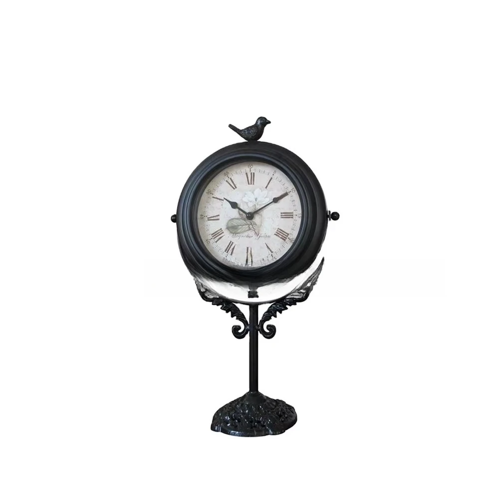 8-Inch metal classical art floor rack clock
8-Inch metal classical art floor rack clock