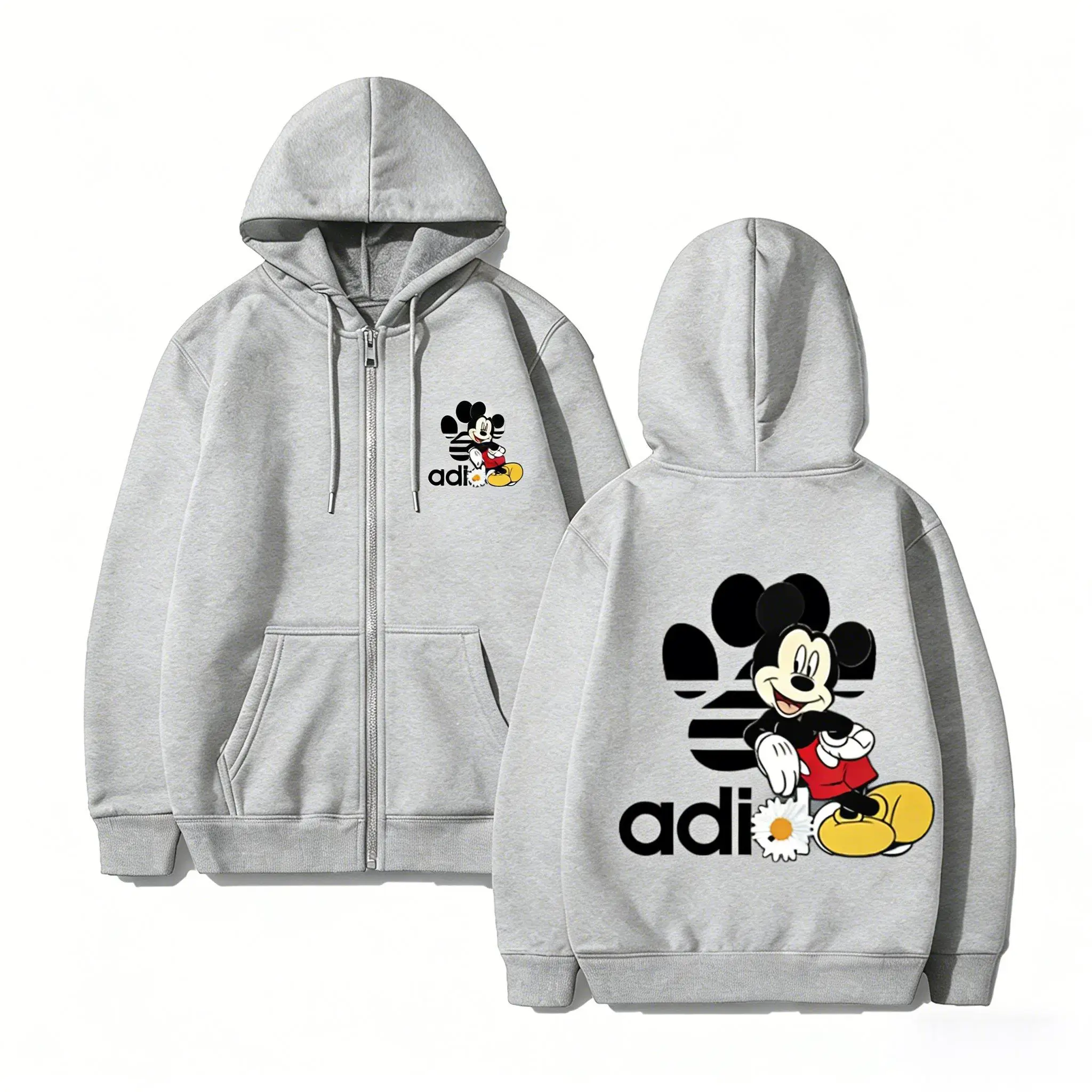 Толстовка с Микки Маусом на молнии, новинка зимы 2026, мужская и женская уличная одежда, повседневный пуловер с принтом Диснея, куртка, топы с длинными рукавами
Толстовка с Микки Маусом на молнии, новинка зимы 2026, мужская и женская уличная одежда, повседневный пуловер с принтом Диснея, куртка, топы с длинными рукавами