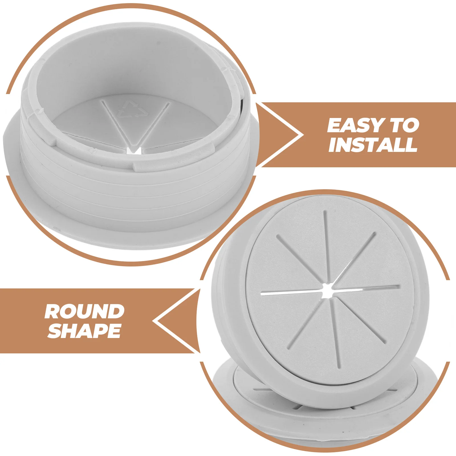 4pcs Desk Grommet Round Wire Hole Cover For Office Home Computer Table Sturdy Plastic Cord Organizer Desktop Cable Hole Plug
4pcs Desk Grommet Round Wire Hole Cover For Office Home Computer Table Sturdy Plastic Cord Organizer Desktop Cable Hole Plug