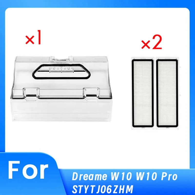 FYBL-Dust Box With 2 Hepa Filter Parts For Dreame Bot W10 Pro STYTJ06ZHM Vacuum Cleaner Robot Dustbin Box With Filter
FYBL-Dust Box With 2 Hepa Filter Parts For Dreame Bot W10 Pro STYTJ06ZHM Vacuum Cleaner Robot Dustbin Box With Filter