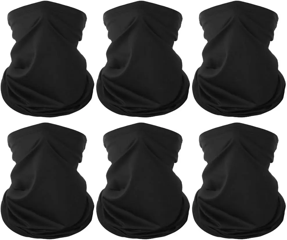 6 Pack Summer Face Cover Scarf Neck Gaiter UV Protection Breathable for Men Women Cycling Running
6 Pack Summer Face Cover Scarf Neck Gaiter UV Protection Breathable for Men Women Cycling Running