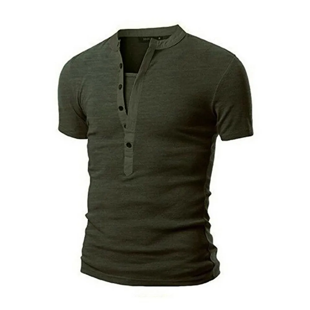 Hot New 2021 Fashion High Quality T-Shirt Button Casual Mens Muscle Print Regular Short Sleeve Slim Sport Summer
Hot New 2021 Fashion High Quality T-Shirt Button Casual Mens Muscle Print Regular Short Sleeve Slim Sport Summer